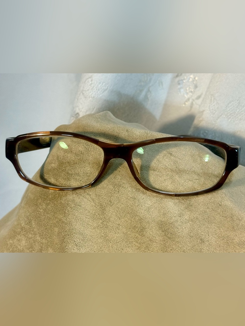 Gucci Women’s Tortoiseshell Rectangular Glasses - Brown